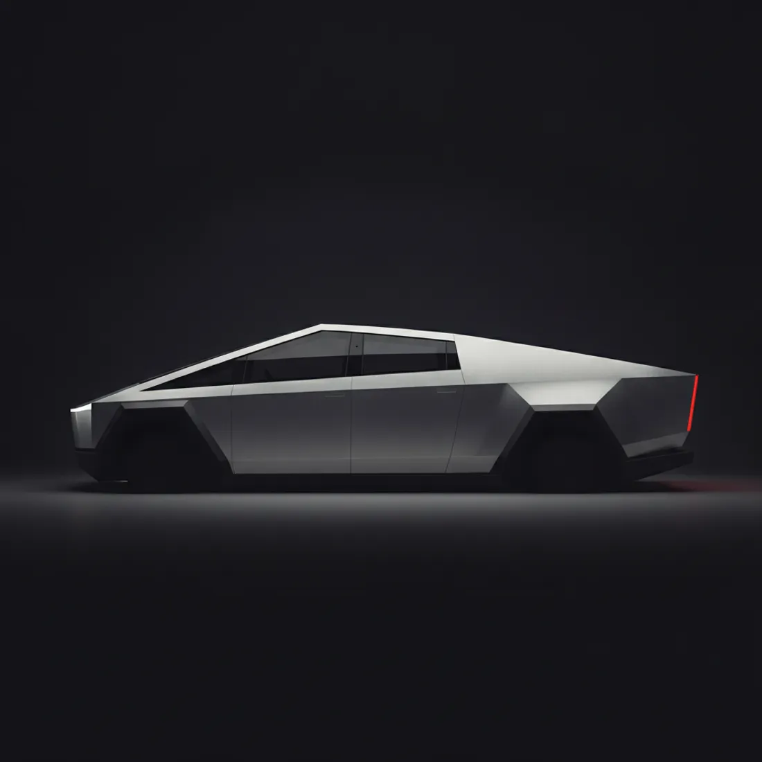 Cybertruck — AI-generated concept render.